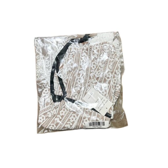 NEW For Love and Lemons Dakota Lace Mini Dress White - Picture 7 of 7